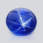 Natural Blue Star Sapphire – Rare Star-Patterned Gemstone (Carat)